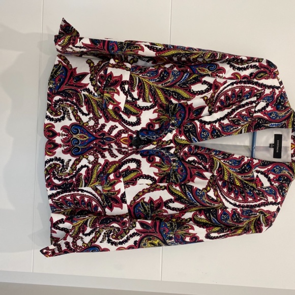 Fun patterned blazer - size 6 - Jones Wear - Picture 4 of 4